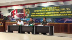 Kodim Nabire Gelar Rapat Anggota Tahunan Primkop Kartika Nabire Tutup Buku Tahun 2025